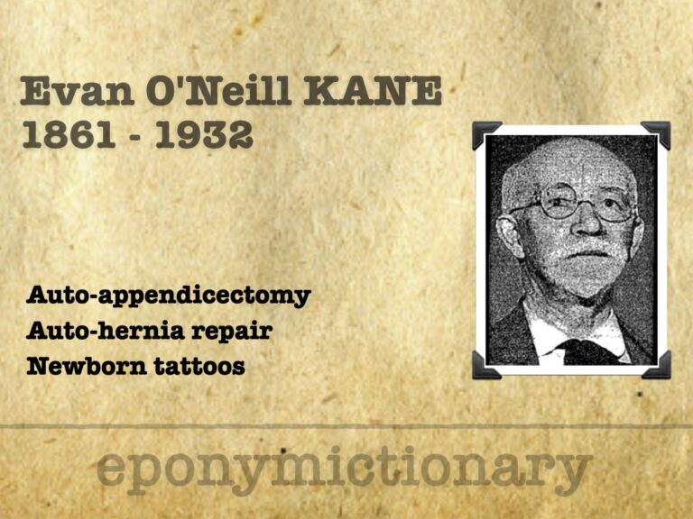 Evan O'Neill Kane (1861-1932) 680