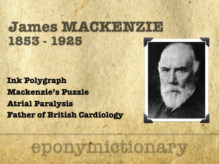 Sir James Mackenzie (1853-1925) 680