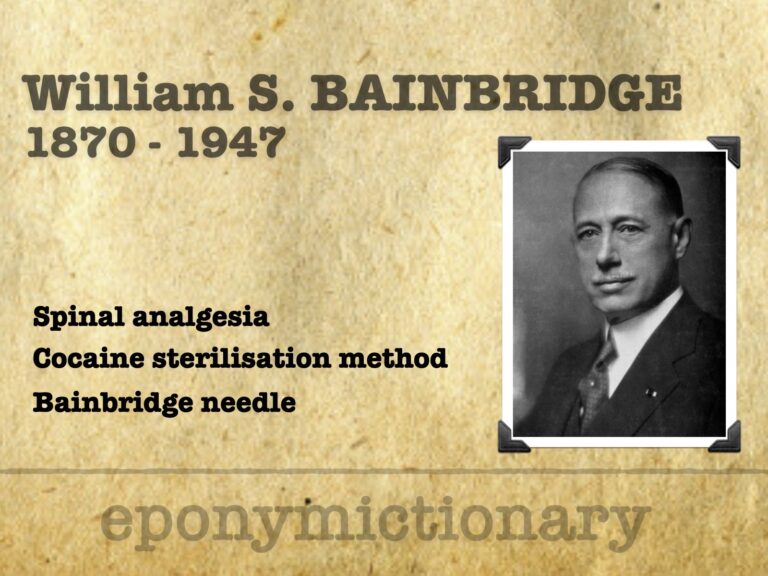 William Seaman Bainbridge (1870-1947) 680