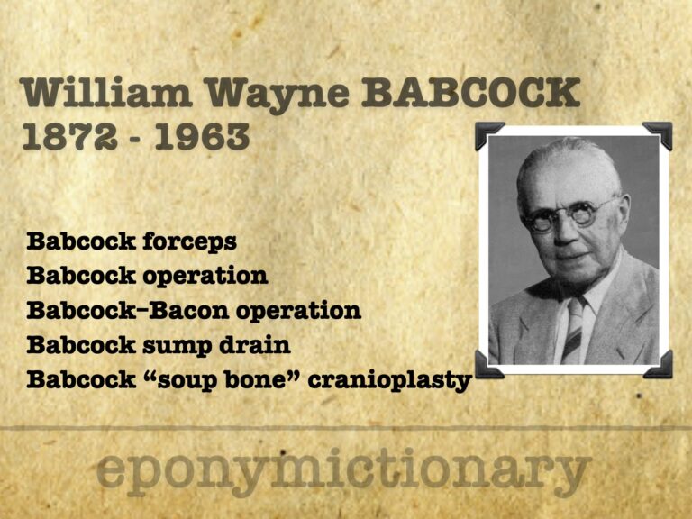 William Wayne Babcock Jr (1872-1963) 680